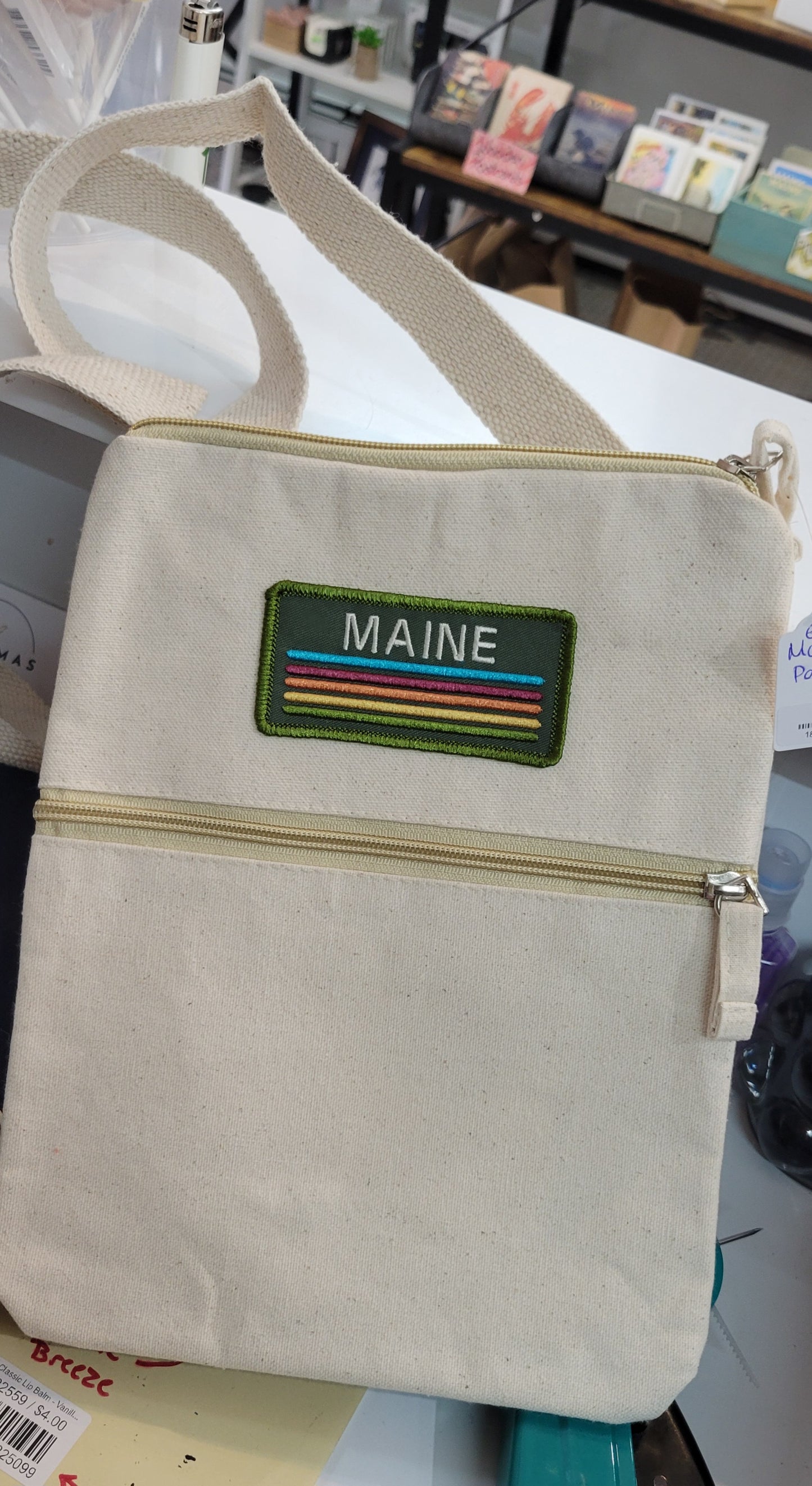 Canvas Crossbody Pouch Bag-Multiple Designs/Colors