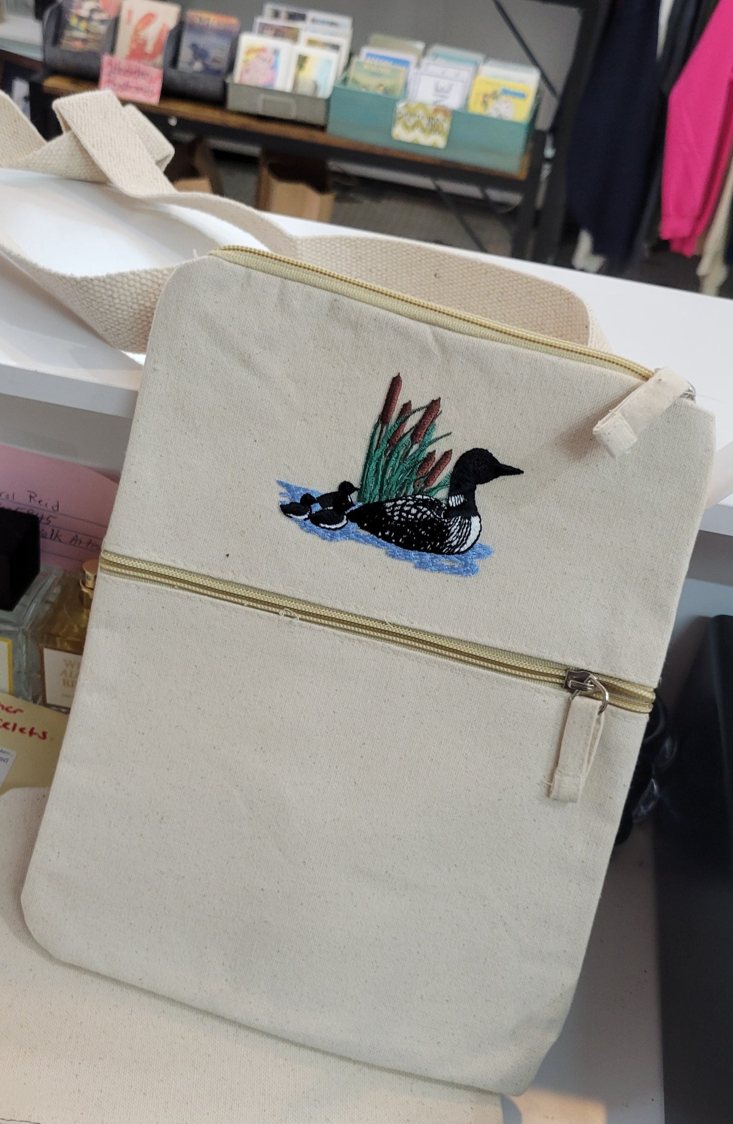 Canvas Crossbody Pouch Bag-Multiple Designs/Colors
