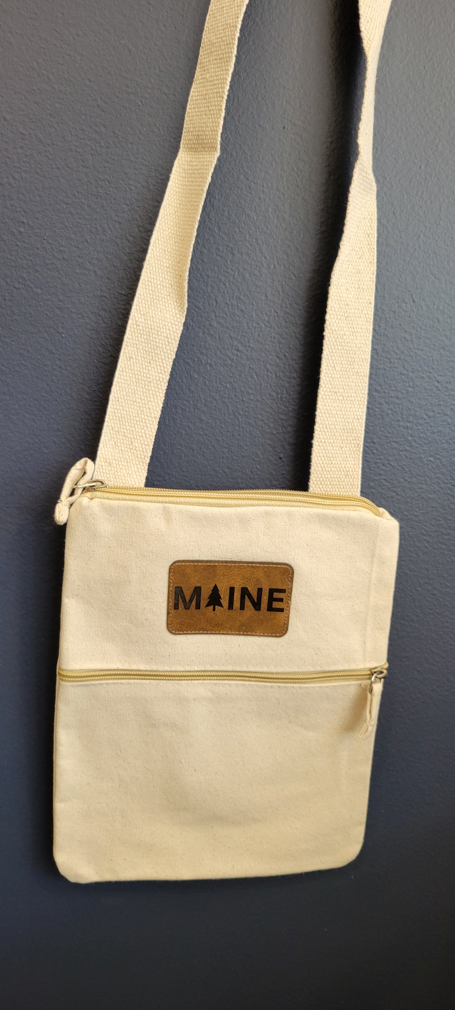Canvas Crossbody Pouch Bag-Multiple Designs/Colors