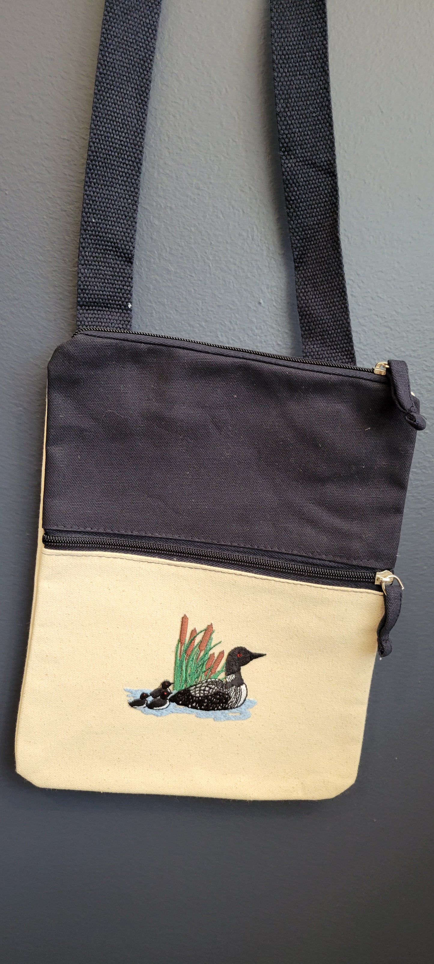 Canvas Crossbody Pouch Bag-Multiple Designs/Colors