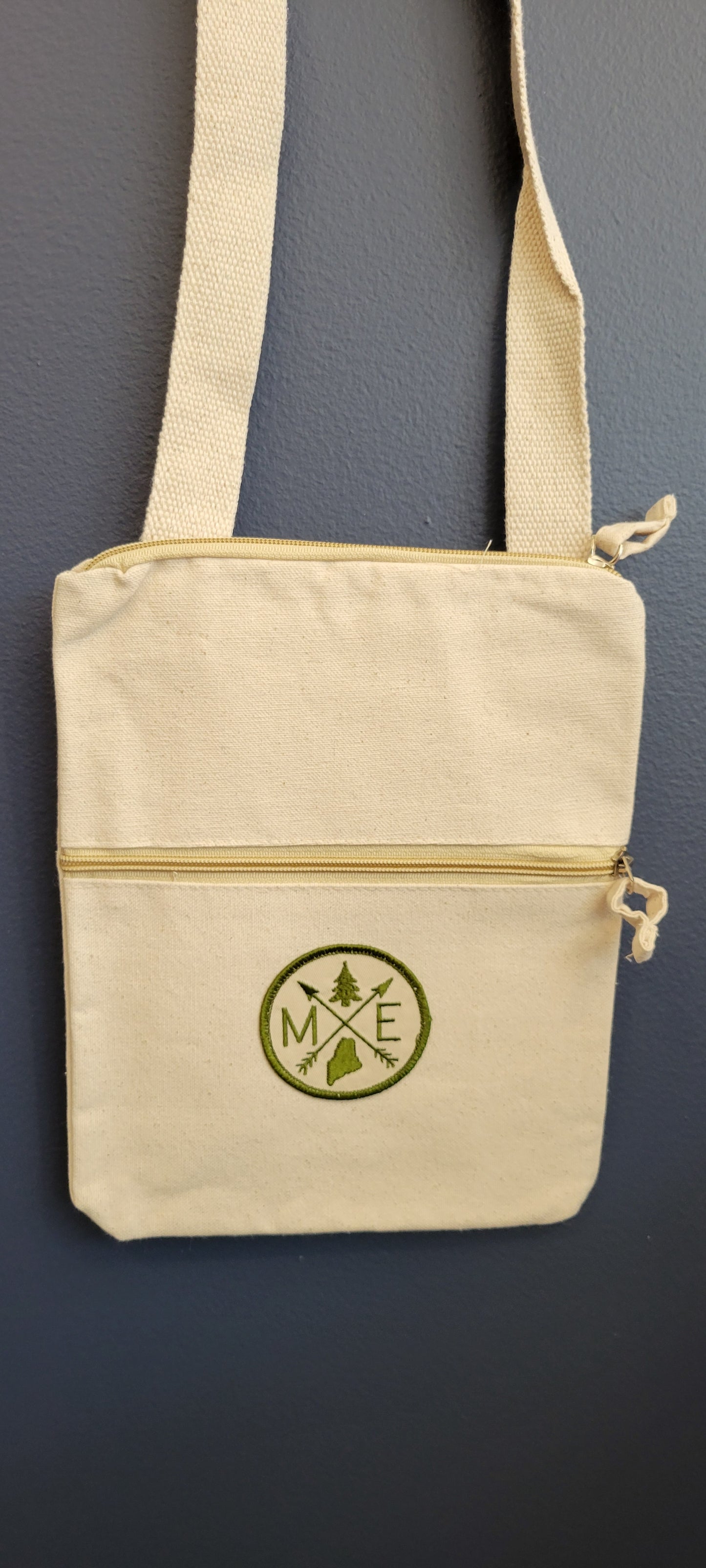 Canvas Crossbody Pouch Bag-Multiple Designs/Colors