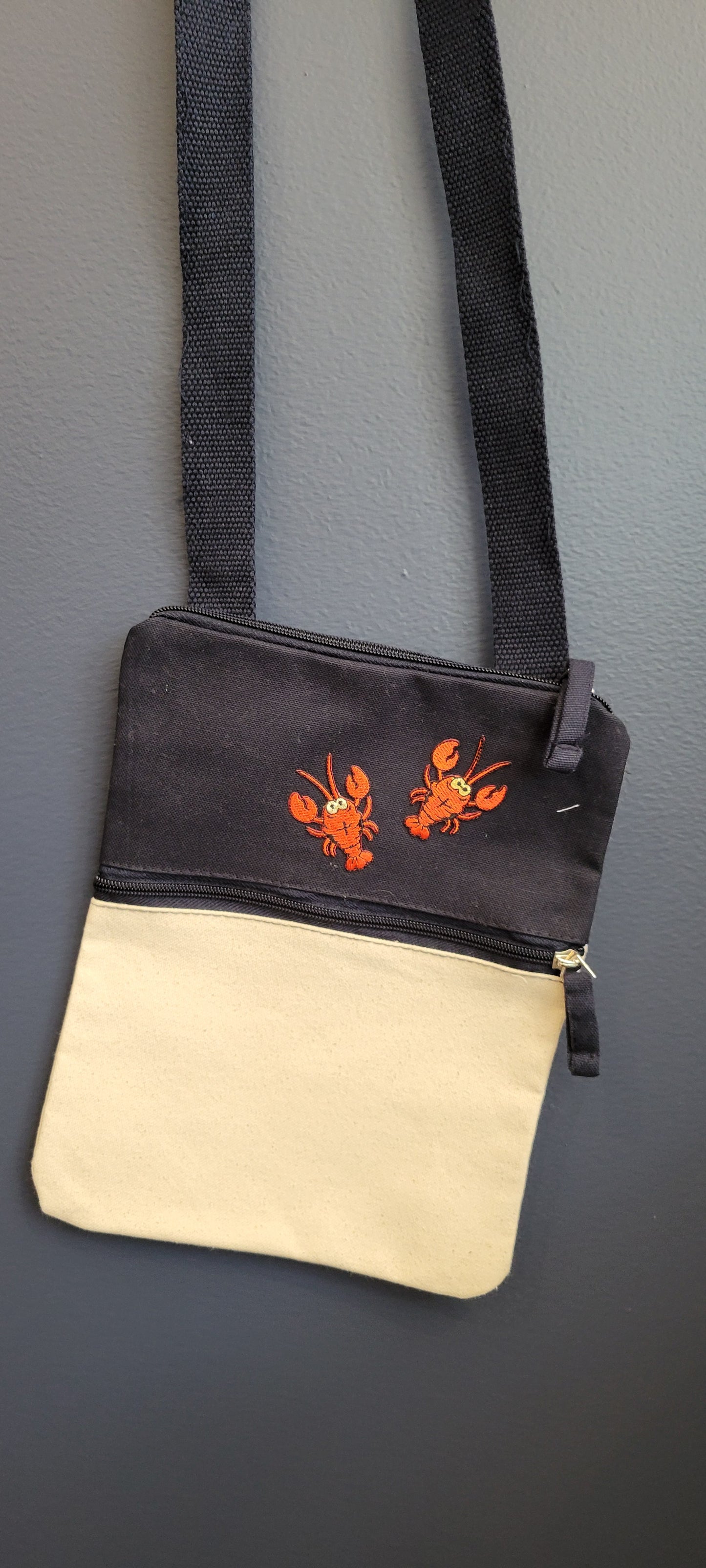 Canvas Crossbody Pouch Bag-Multiple Designs/Colors