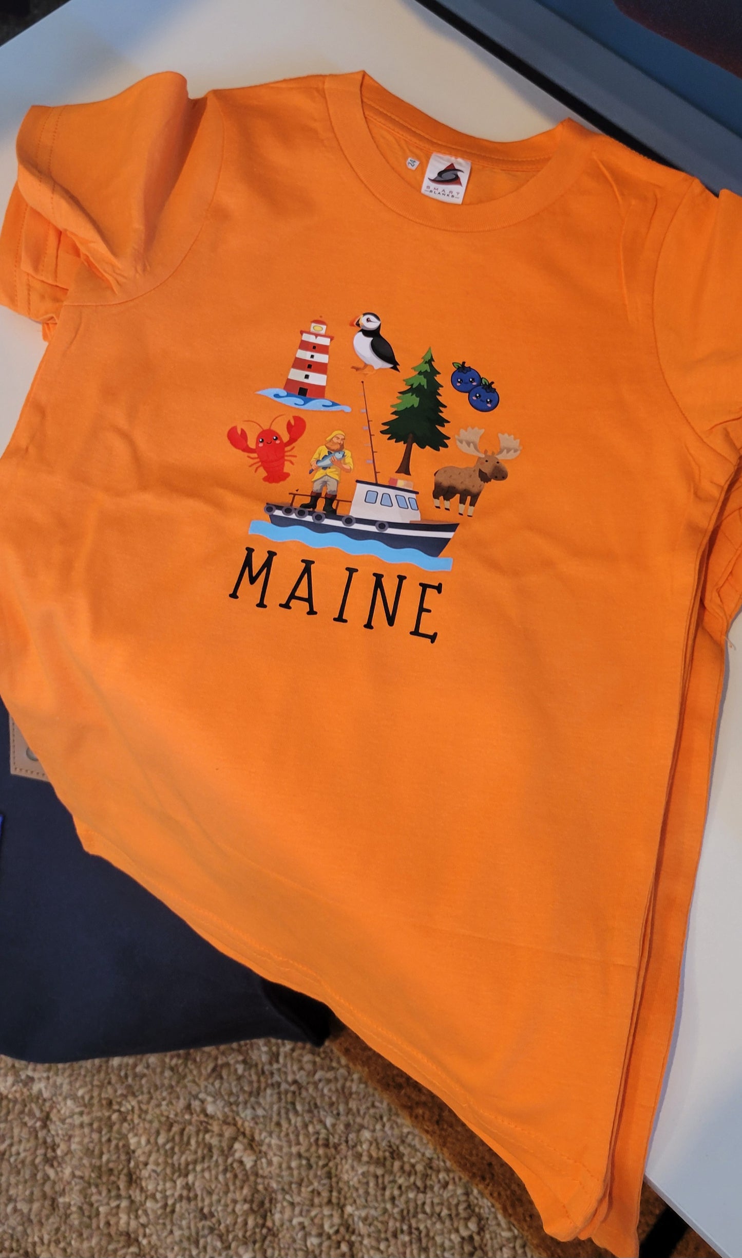 Maine-All the Things Youth T-Shirt