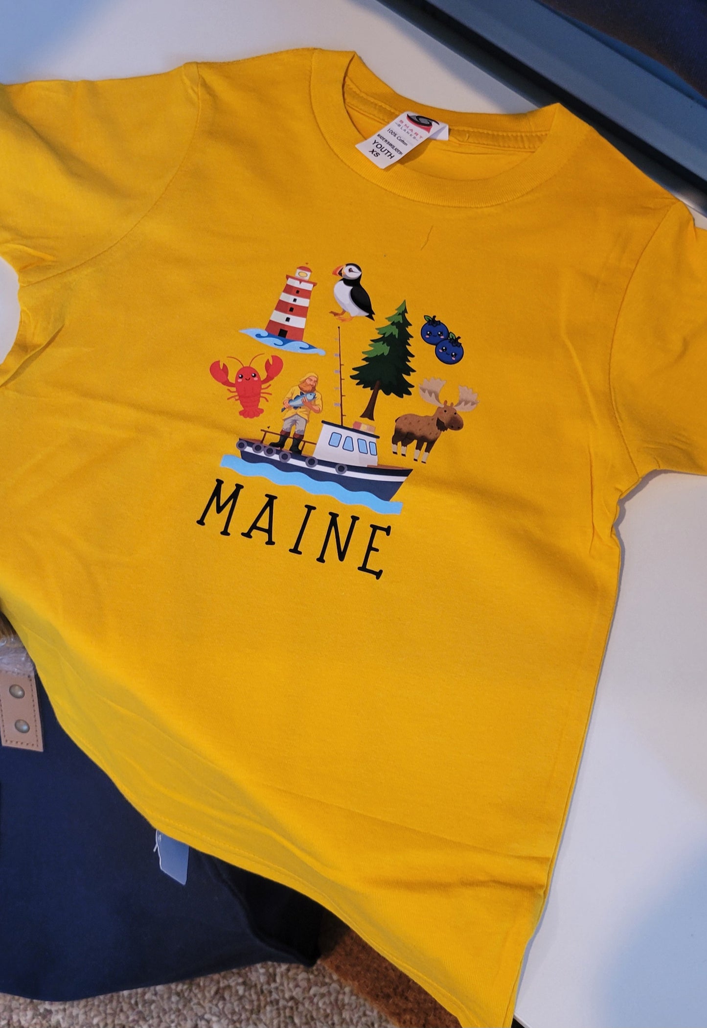 Maine-All the Things Youth T-Shirt