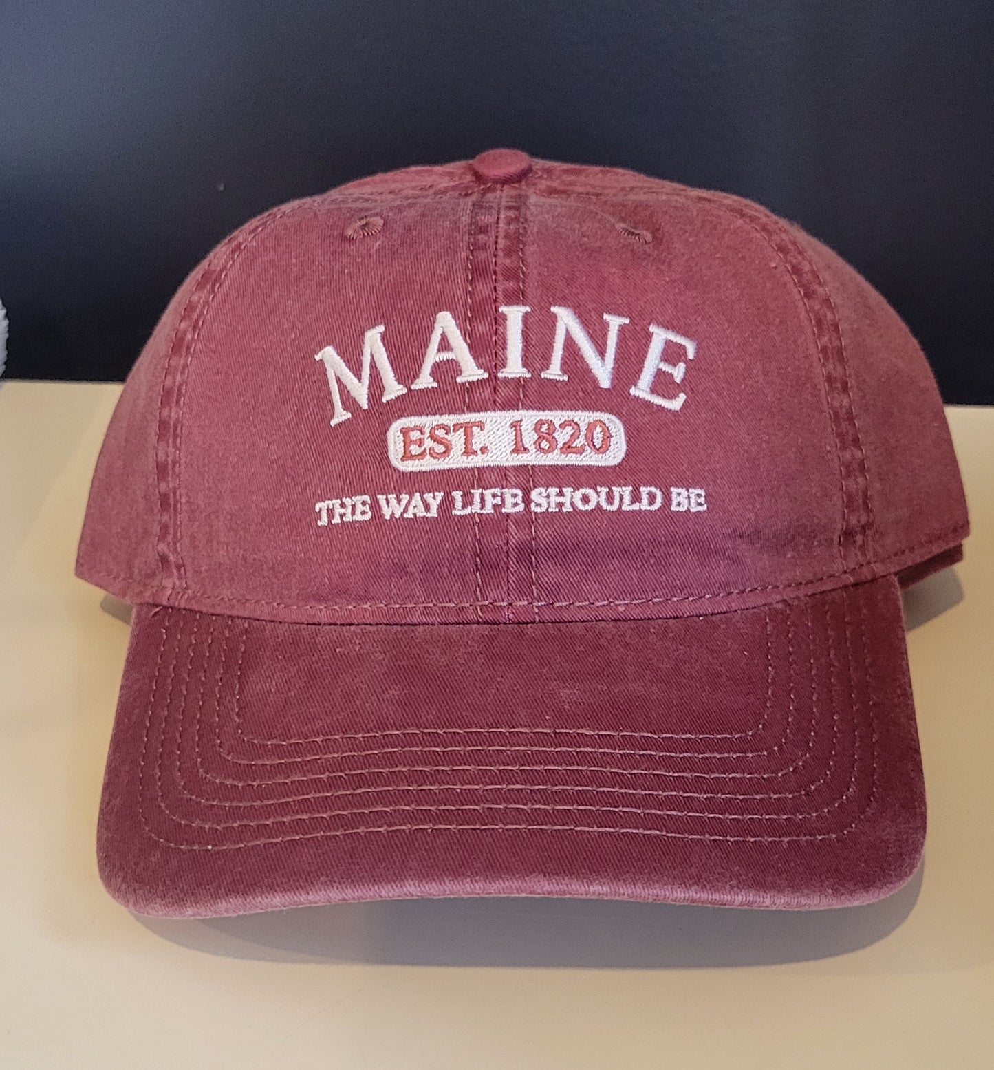 Maine Scene Baseball Hats