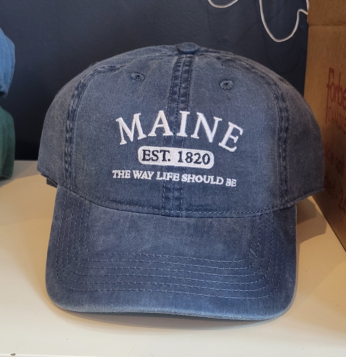 Maine Scene Baseball Hats