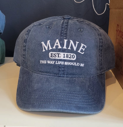 Maine Scene Baseball Hats