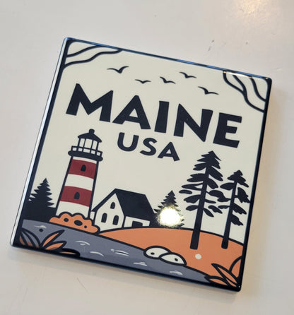 Maine Ceramic Coasters