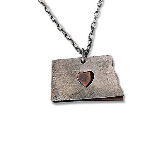 Home State Jewelry - Pewter State Necklace