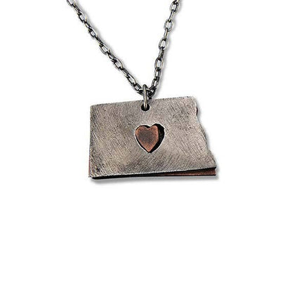 Home State Jewelry - Pewter State Necklace