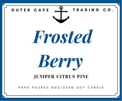 Frosted Berry Soy Candle with Crackling Wooden Wick