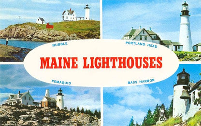 Maine Lighthouses Magnet