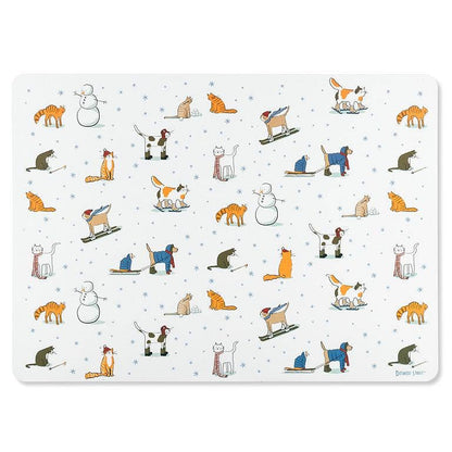 Winter Sports Cats Placemat