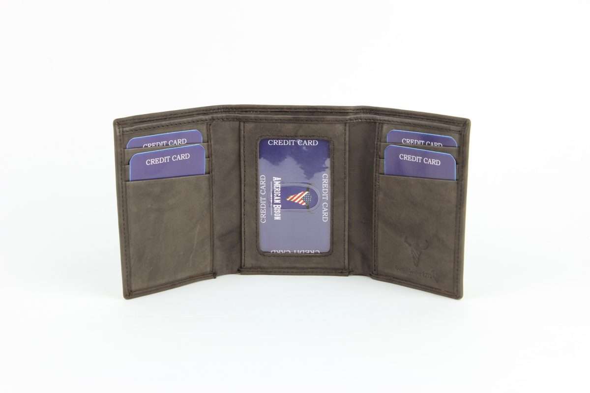 American Bison Tall Trifold Wallet