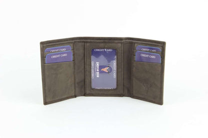 American Bison Tall Trifold Wallet