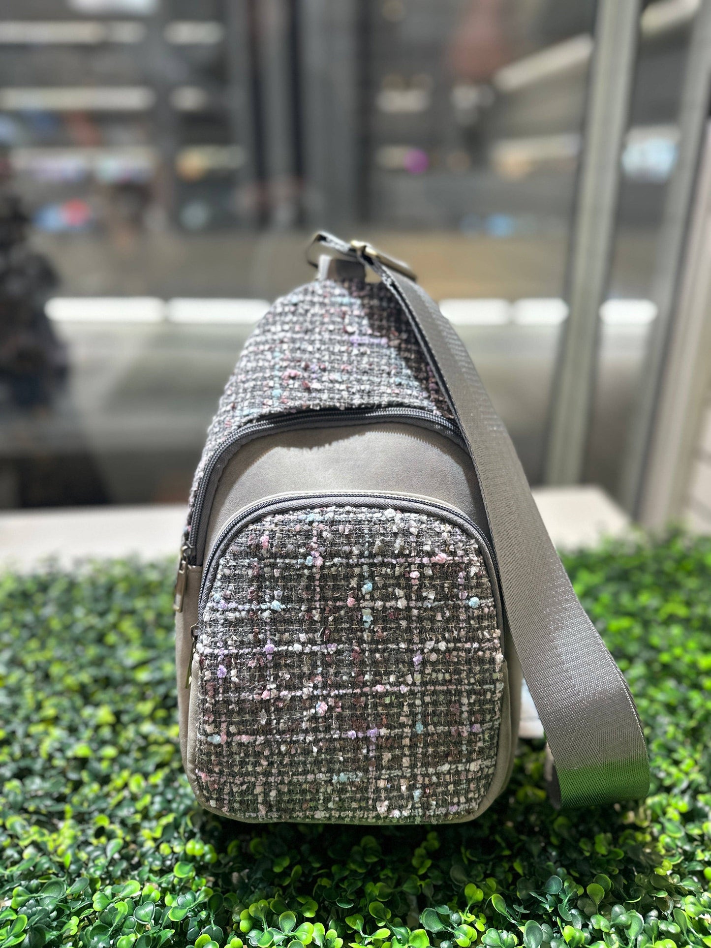 Tweed Sling Bag