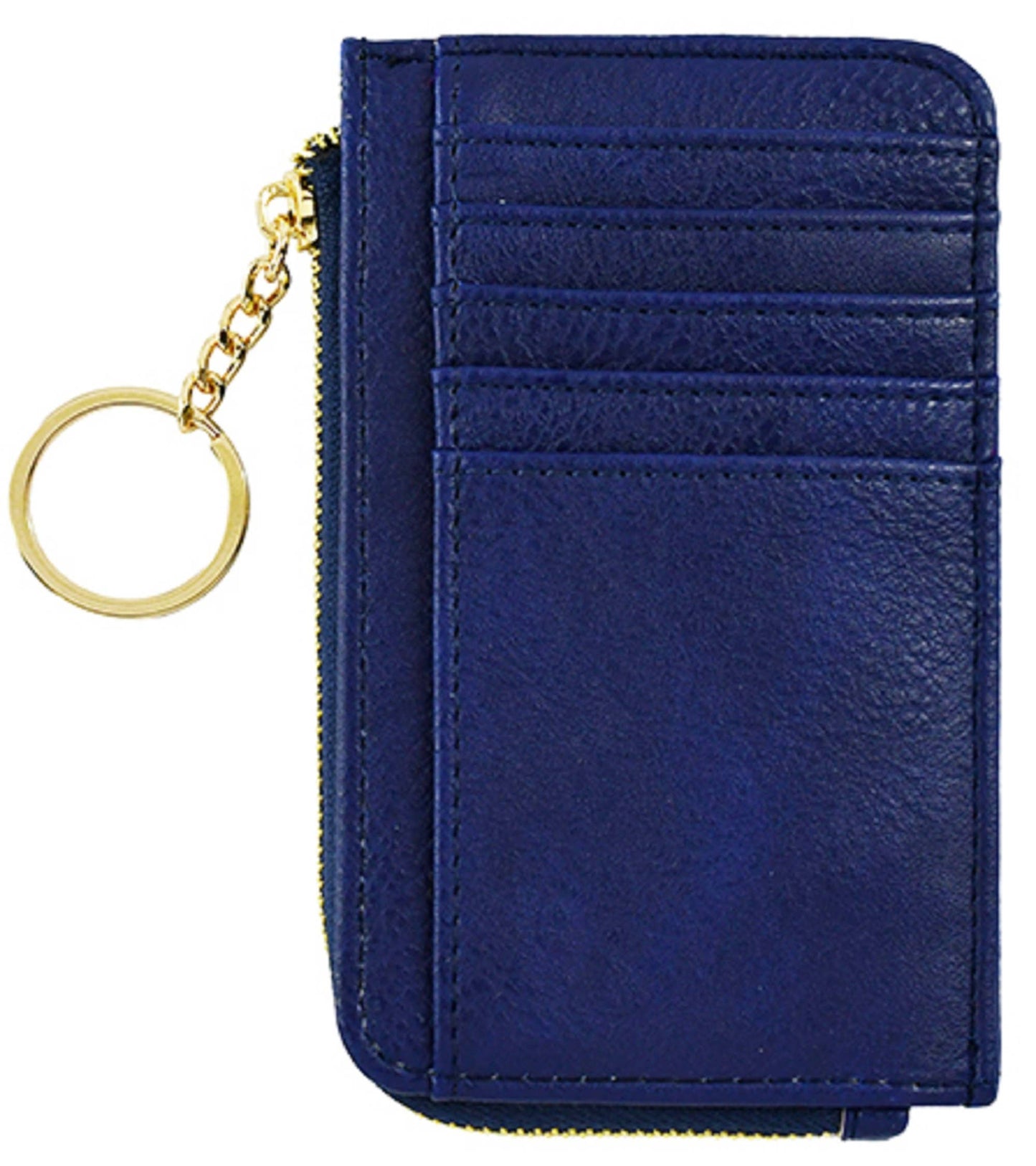 Small Faux Leather Card Holder Wallet