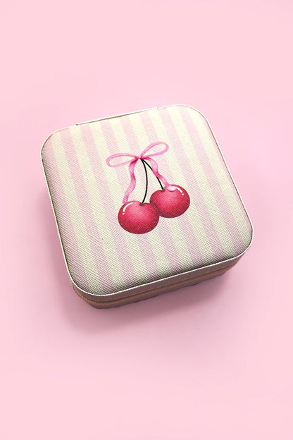 DESIGNED JEWELRY ORGANIZER TRAVEL BOX CASE