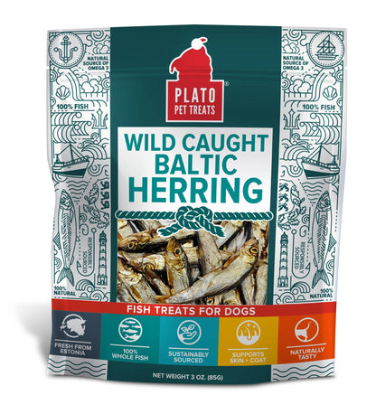 Plato Pet Treats Baltic Herring 3oz