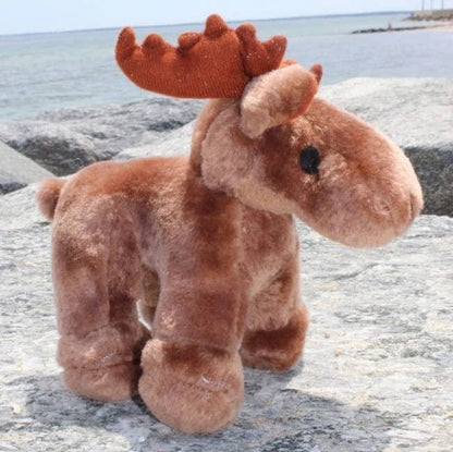 MAINE Plush Squeaky Moose Dog Toy