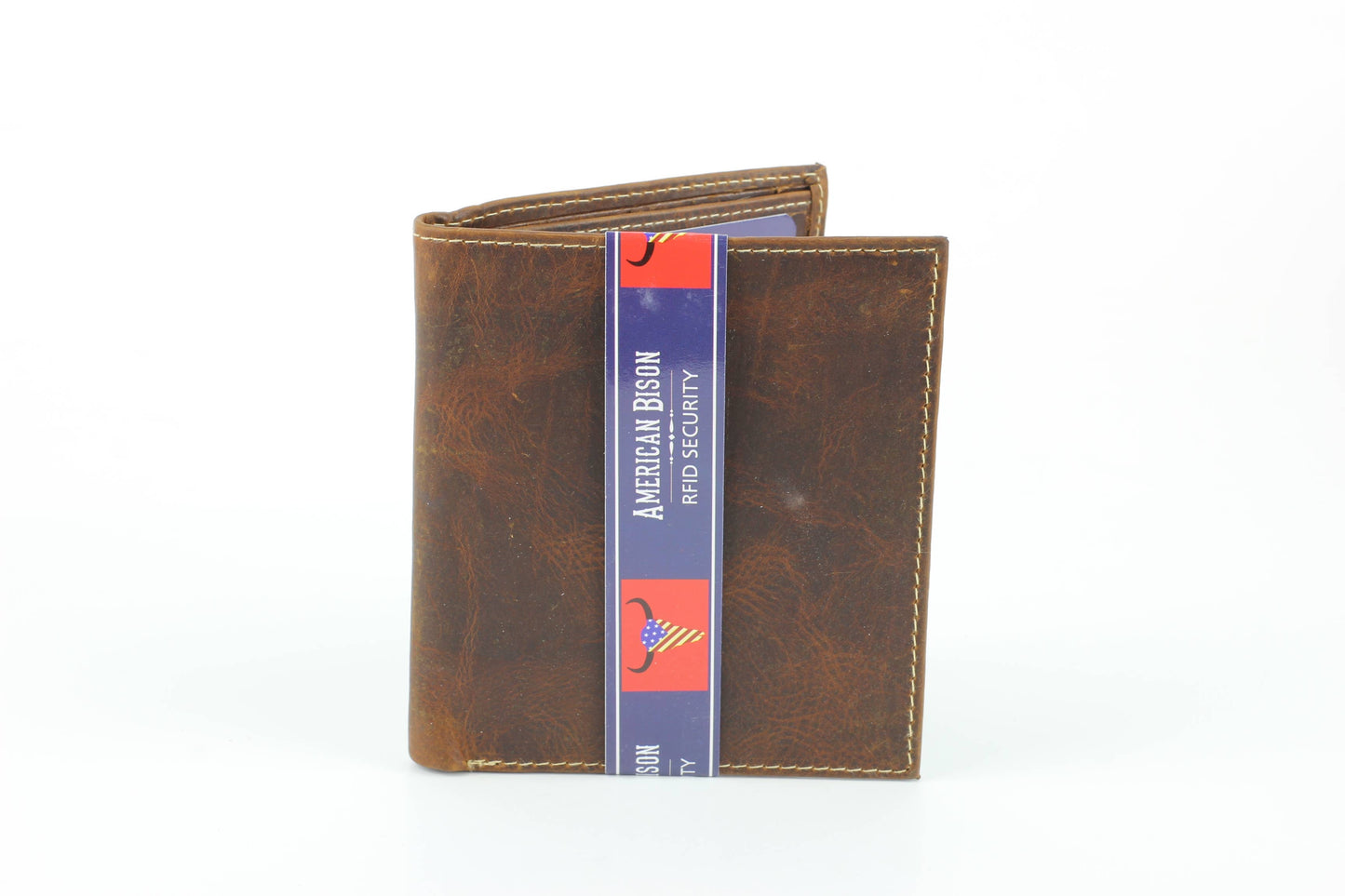Hunter Leather Men's Hipster Wallet RFID 8020