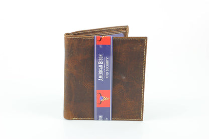 Hunter Leather Men's Hipster Wallet RFID 8020