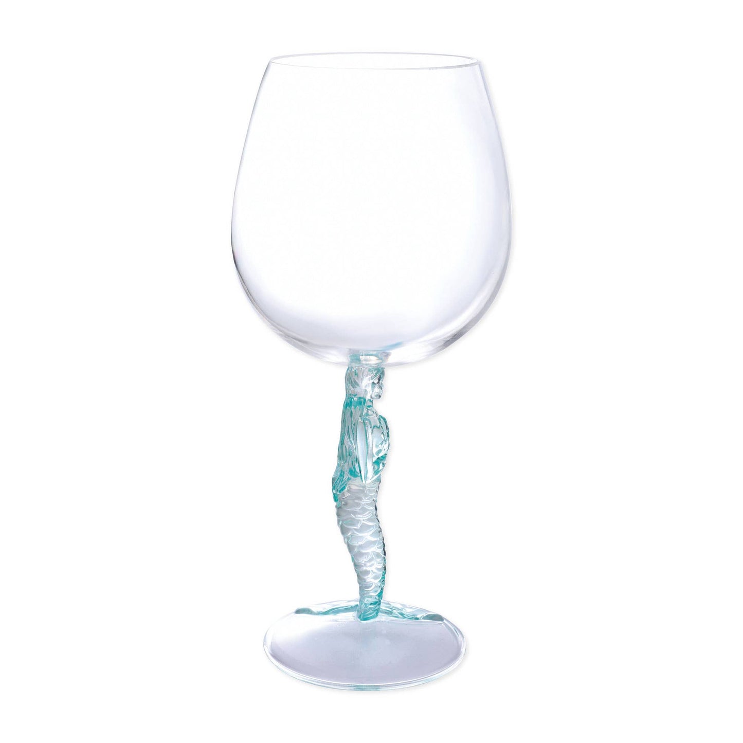 Mermaid 17oz Acrylic Plastic Wine Glass