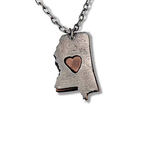 Home State Jewelry - Pewter State Necklace