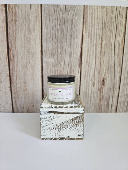 Lavender Haze Soy Wax Crackling Wooden Wick Candle