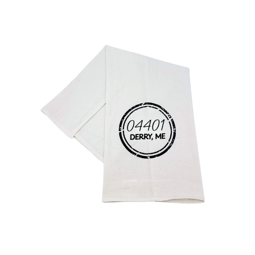 Derry, ME 04401 Tea Towel