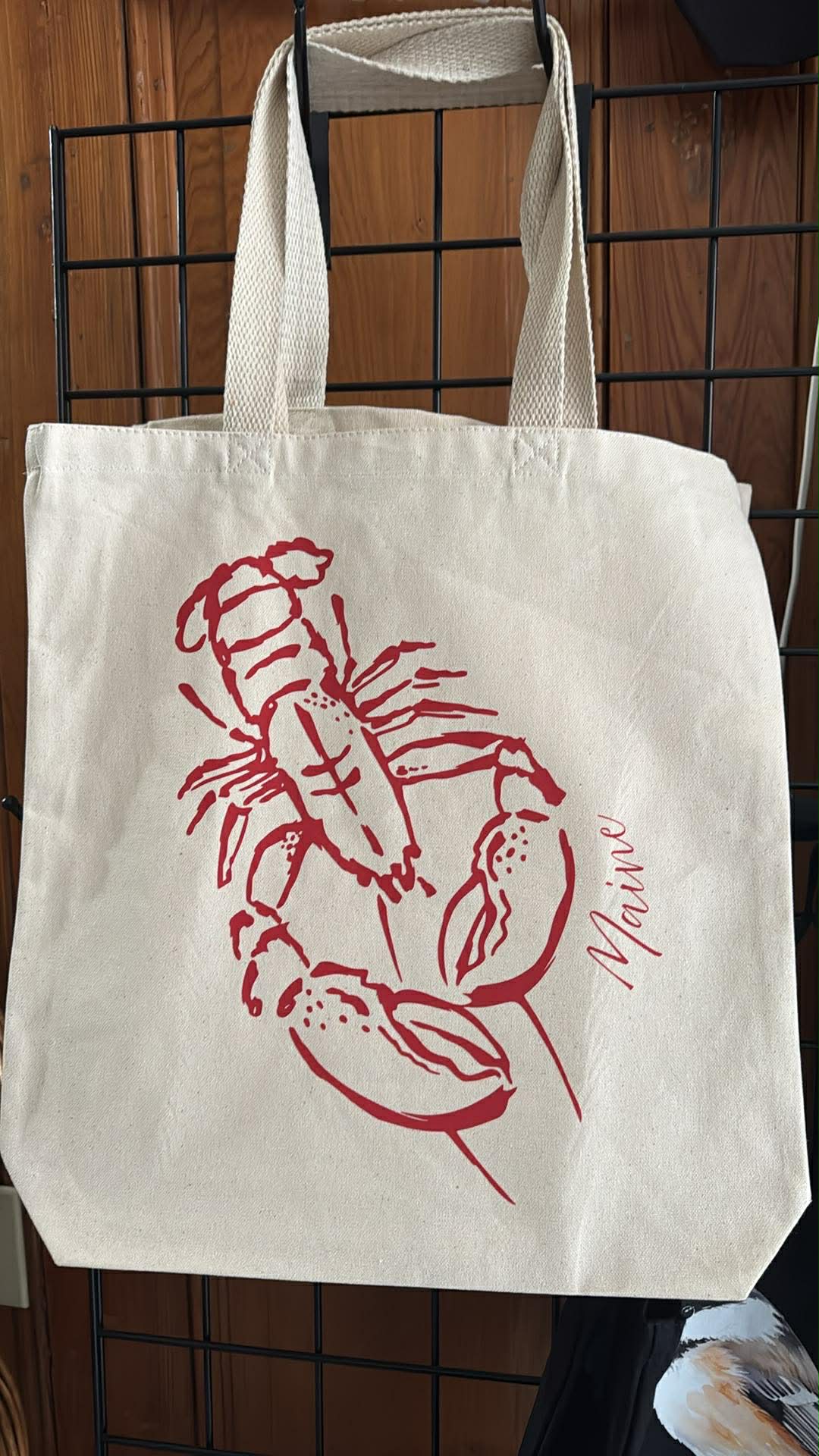 Red Lobster Canvas Tote Bag