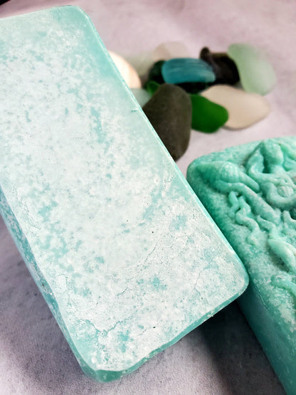 Sea Salt and Sea Glass Sea Glass Salt Soap