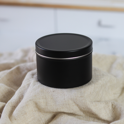 Santal Beach - 6 oz. Matte Black Soy Candle Tin