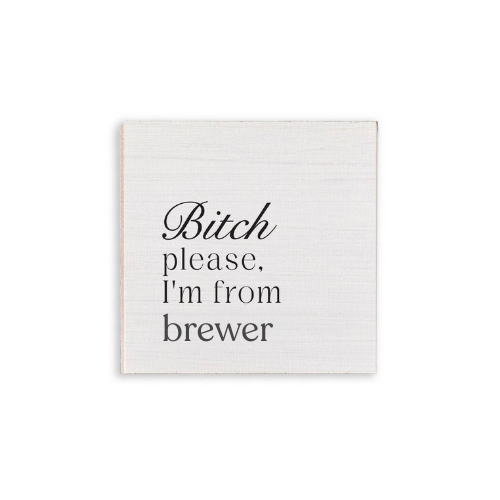 Bitch Please I'm From Brewer Magnet