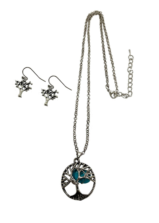 Tree of Life Necklace Earring