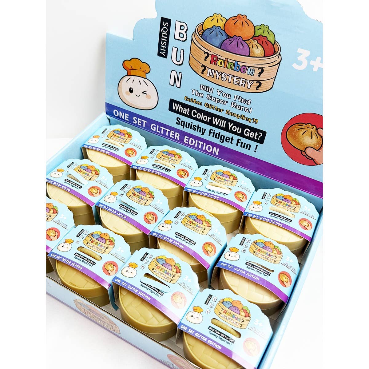 Cute Mini Dumpling Squishy with Steamer