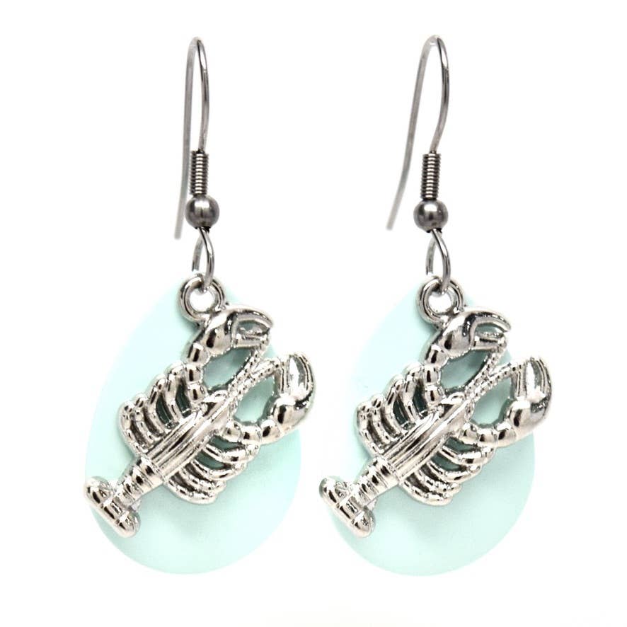 Med. Mystic Sea Lobster Earrings