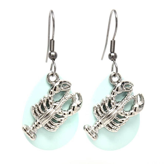 Med. Mystic Sea Lobster Earrings
