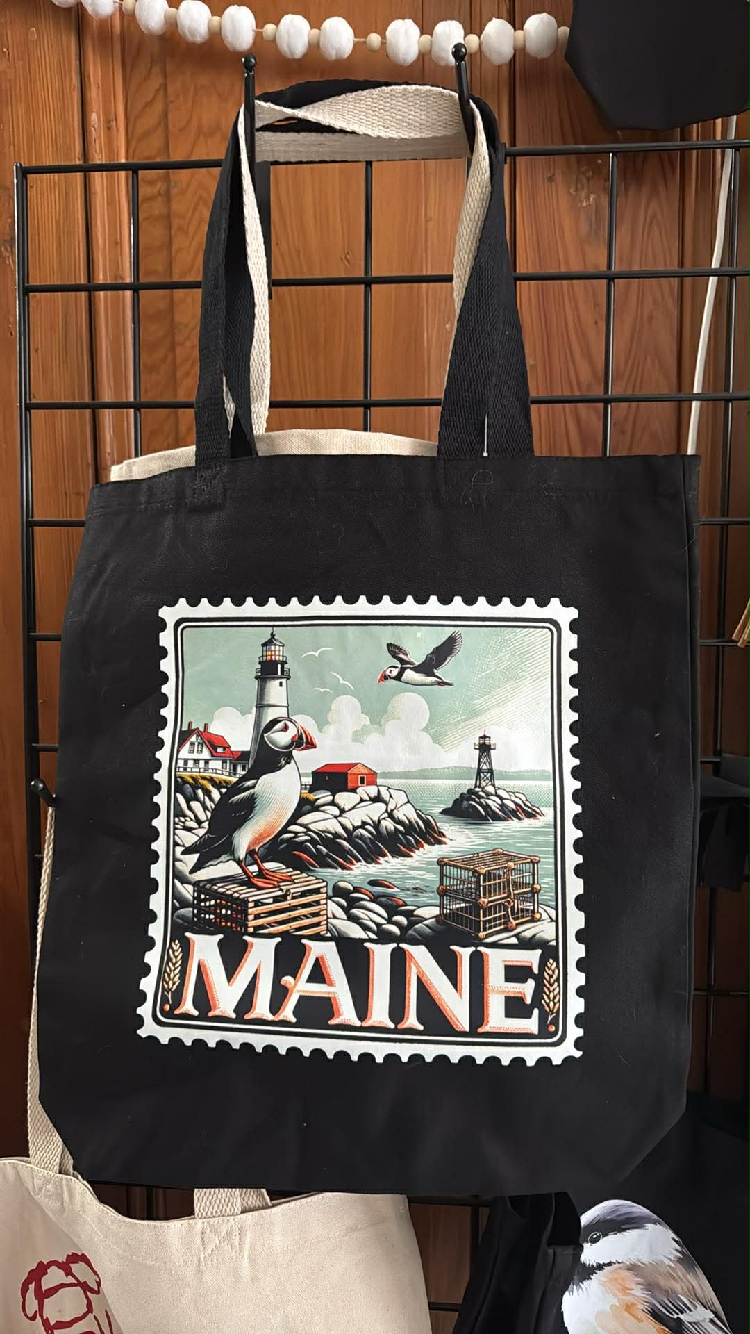 Puffins Canvas Tote Bag