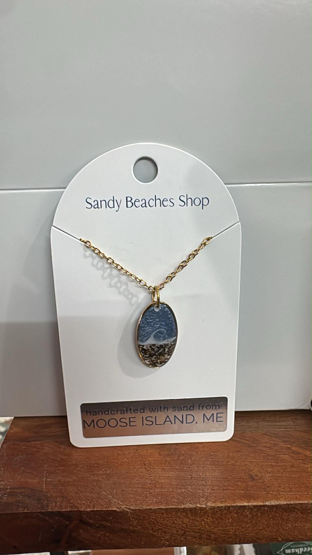 Custom  Gold Sand Necklaces