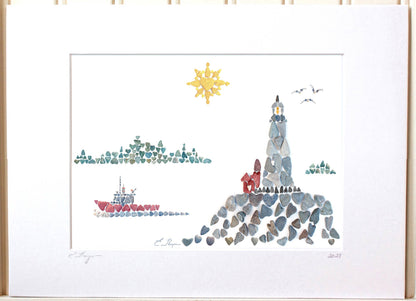 Coastal art | Coastal scene art  print
