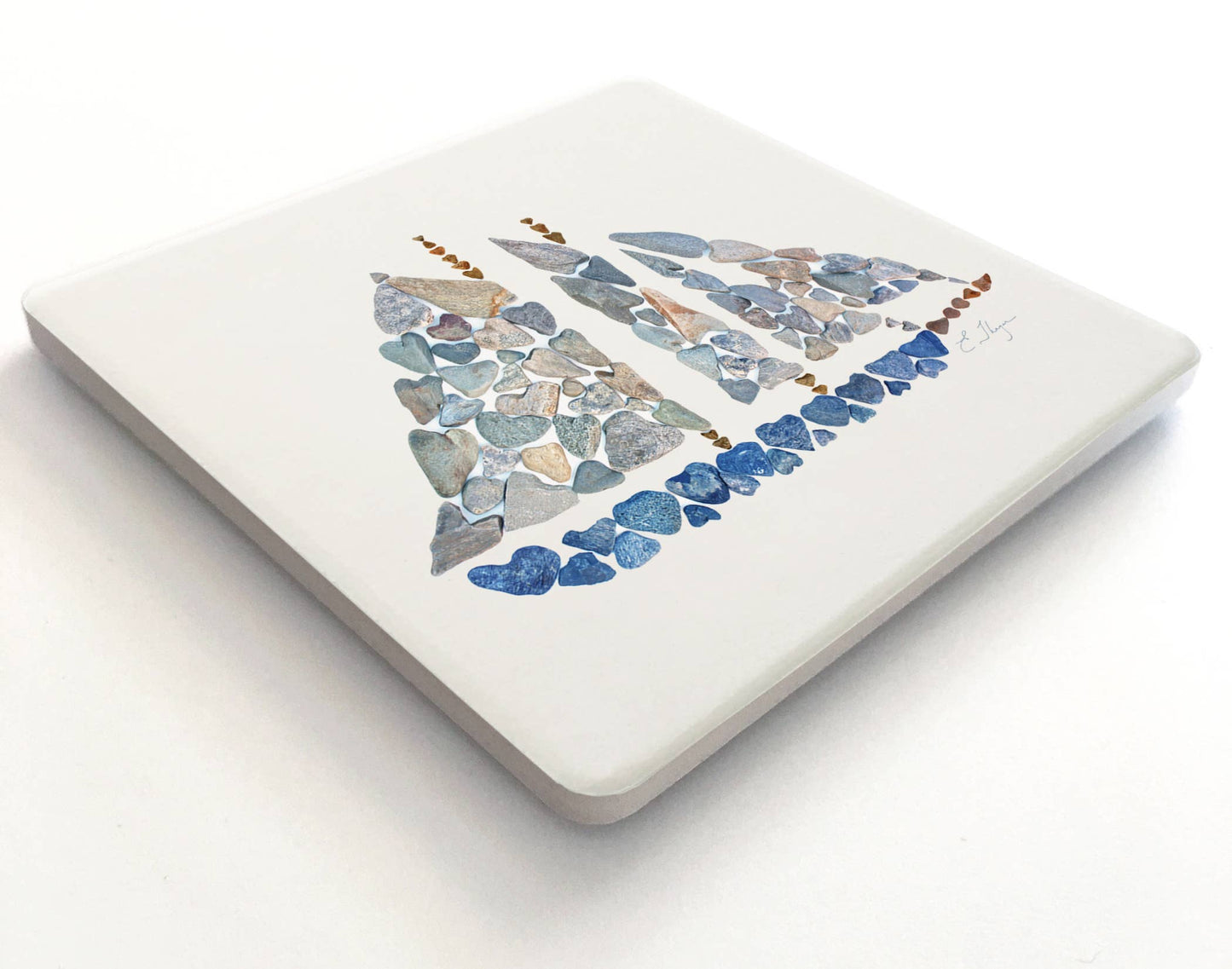 Nautical coasters  | Schooner coaster