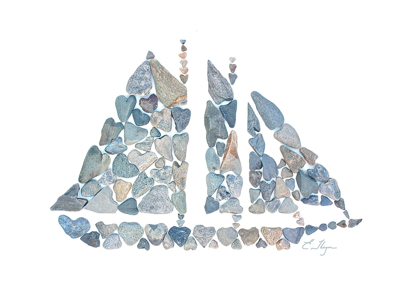 Coastal art | Schooner art print