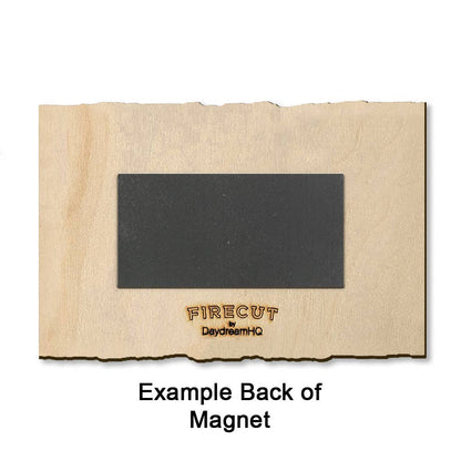 Maine State Flag - Live Edge Magnet
