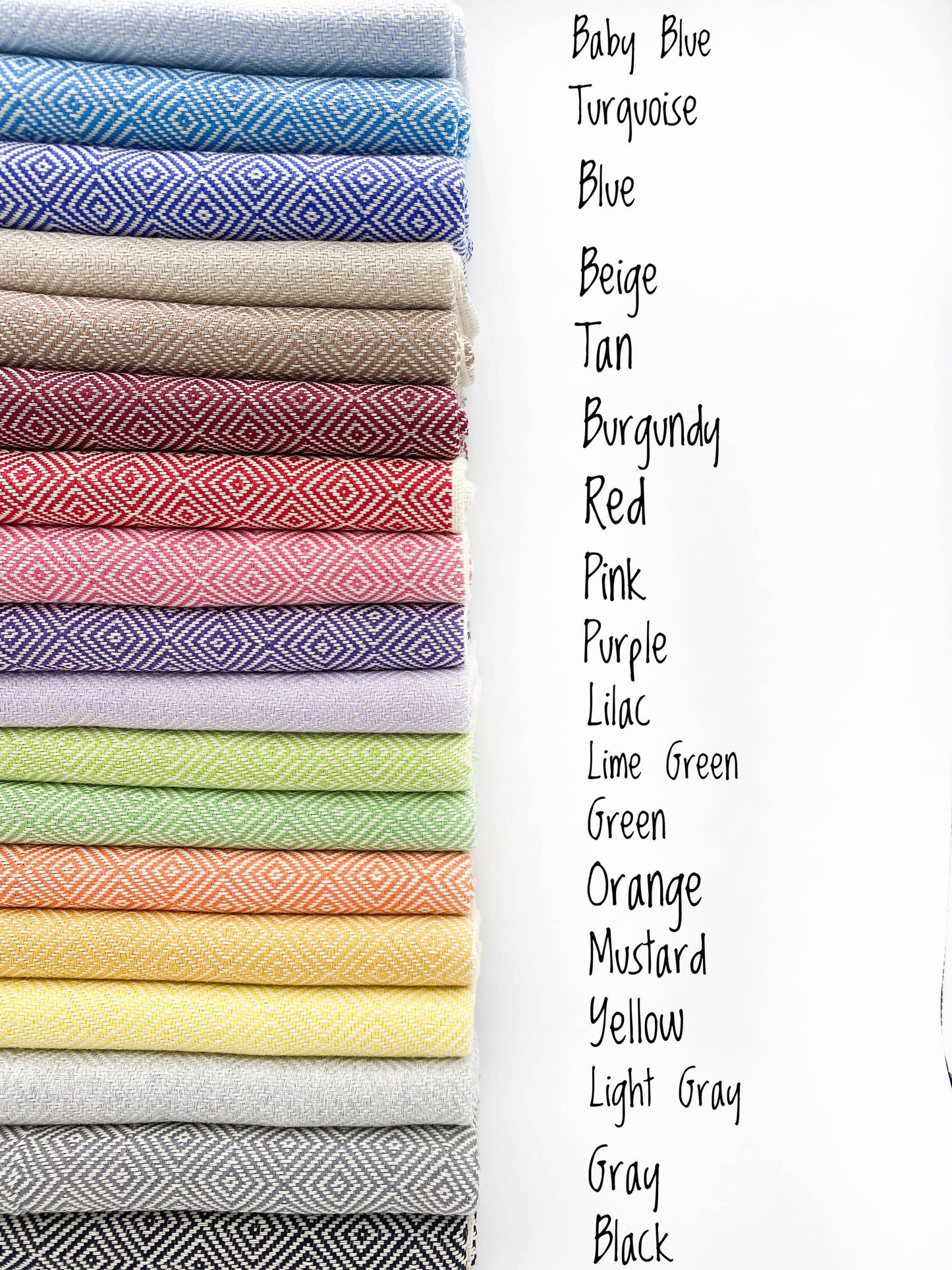 Turkish Hand Towel | Kitchen Towel| Tea Towel | Dish Towel