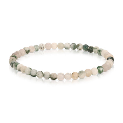 Mini Gemstone Beaded Stretch Bracelets