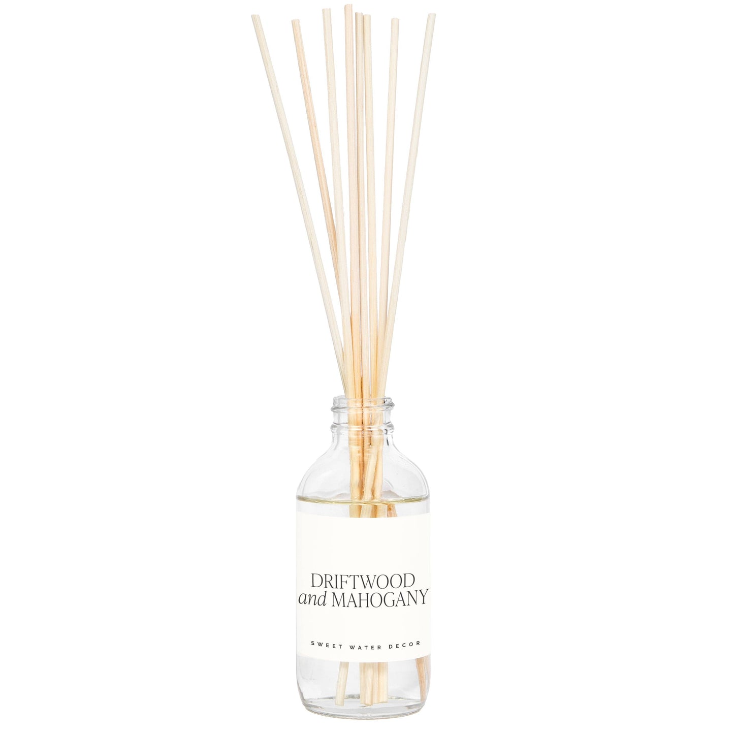 Driftwood and Mahogany Clear Reed Diffuser - Home Fragrance