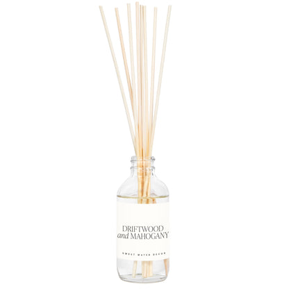 Driftwood and Mahogany Clear Reed Diffuser - Home Fragrance