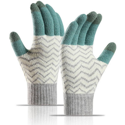 Alpaca Blend Wool Knit Gloves – Thermal Touchscreen