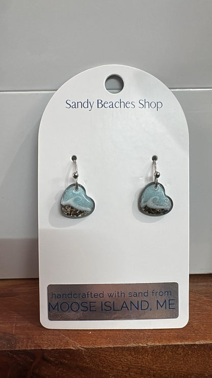 Custom Sand Dangles Silver